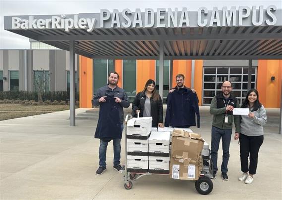 Volunteers at BakerRipley Pasadena Campus